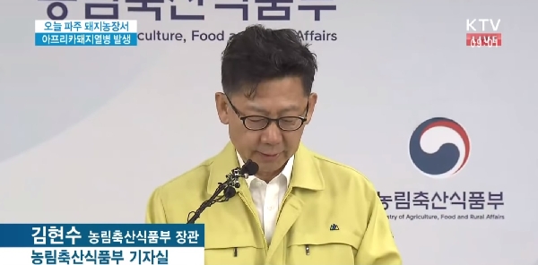 경기 파주 돼지농장에서 아프리카돼지열병(ASF) 발생 대표이미지