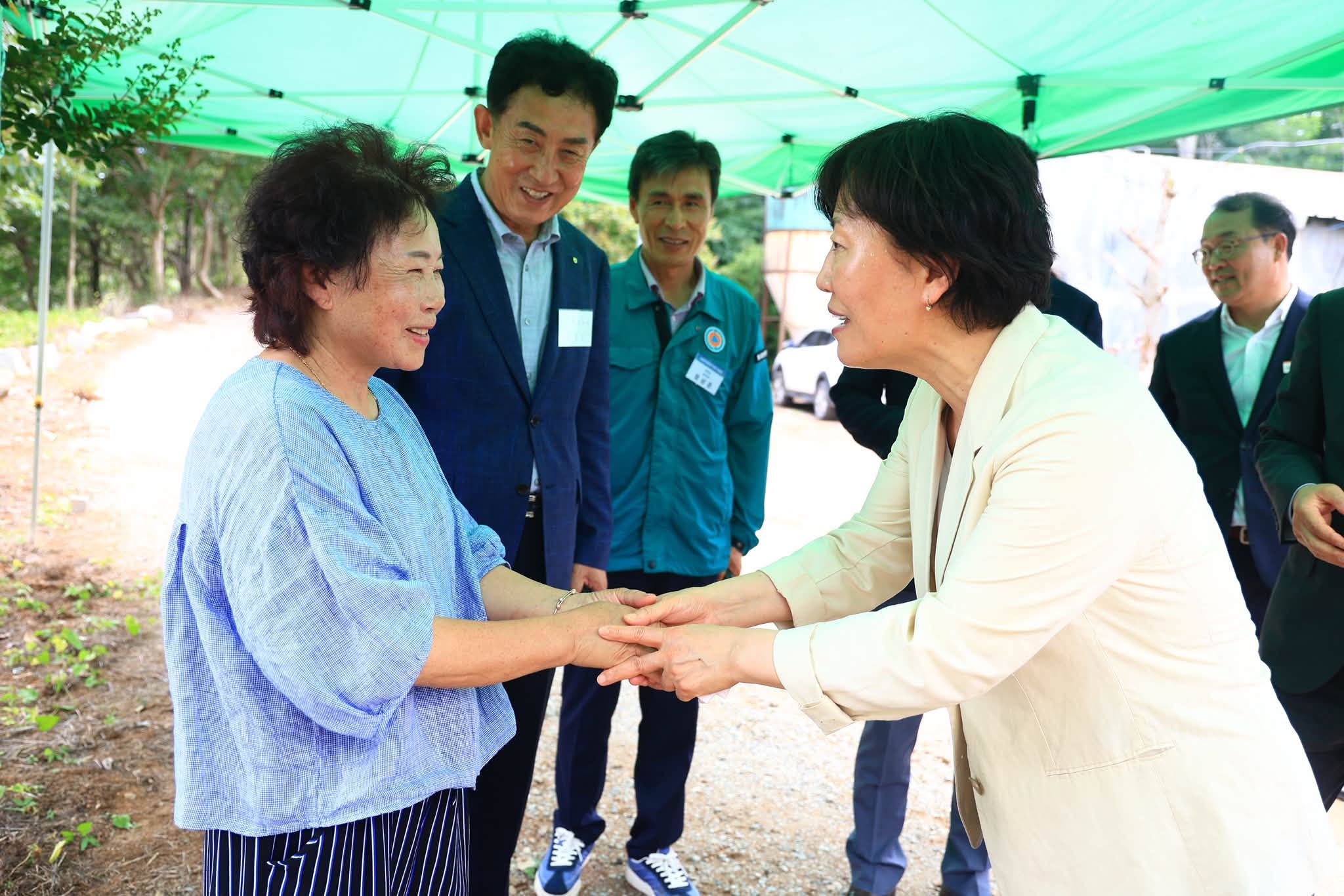 송미령 장관, 제1호 농촌특화지구 현장방문