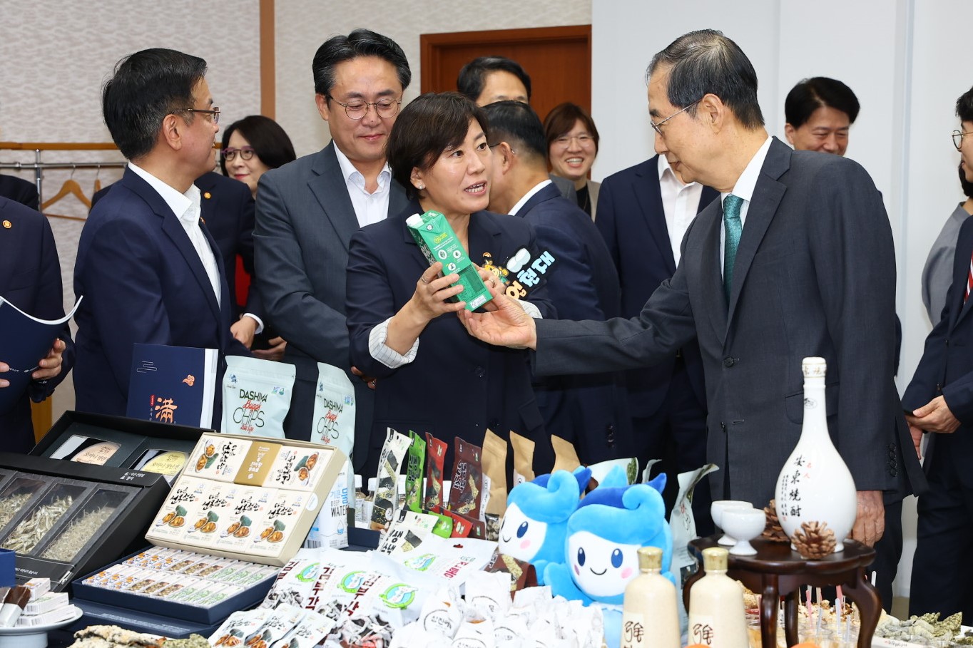 농림축산식품부-해양수산부 장관, '추석 민생 선물세트' 국무위원 대상 홍보