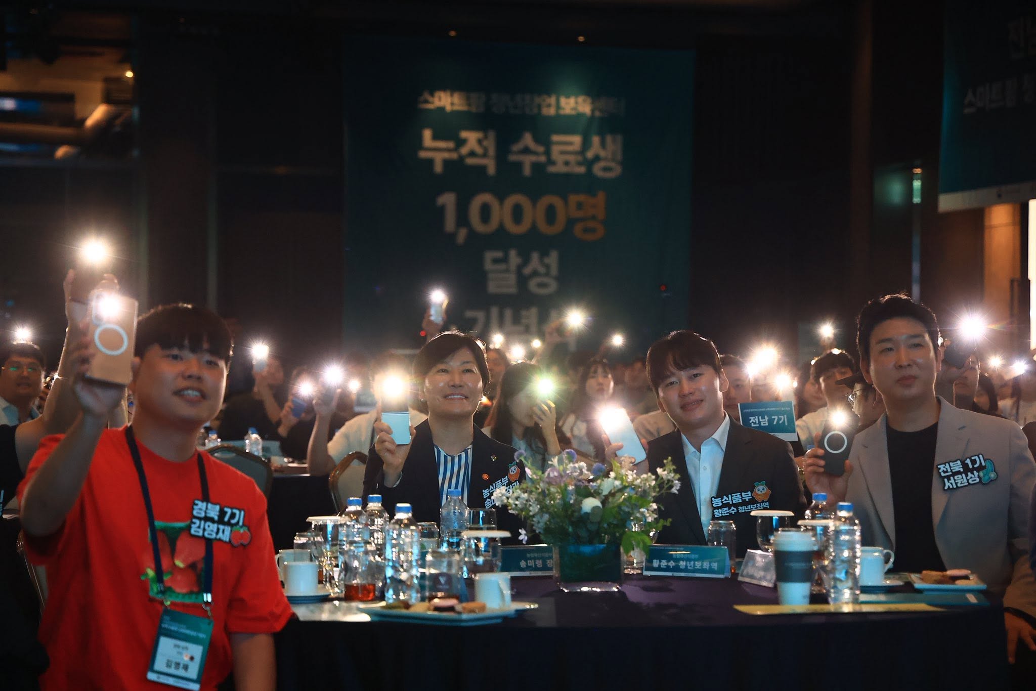 송미령 장관, 스마트팜 청년창업 보육센터 합동 수료식