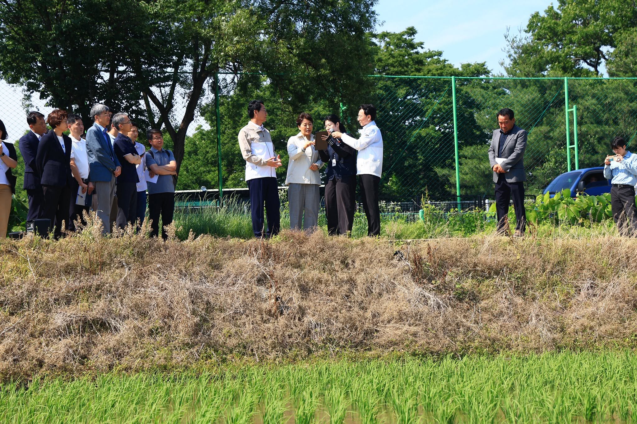 송미령 장관, 농지 전수조사 추진상황 현장점검