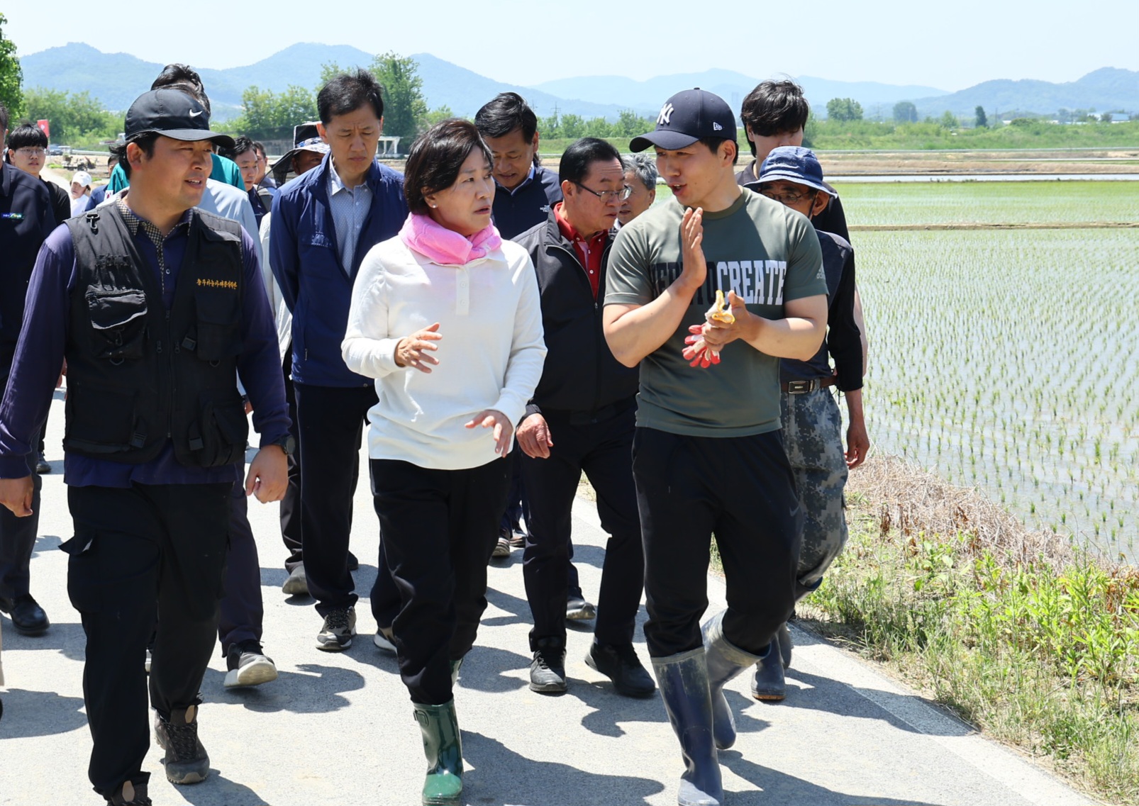 송미령 장관, 모내기 추진 현황 점검, 농업인 격려 및 현장의견 수렴