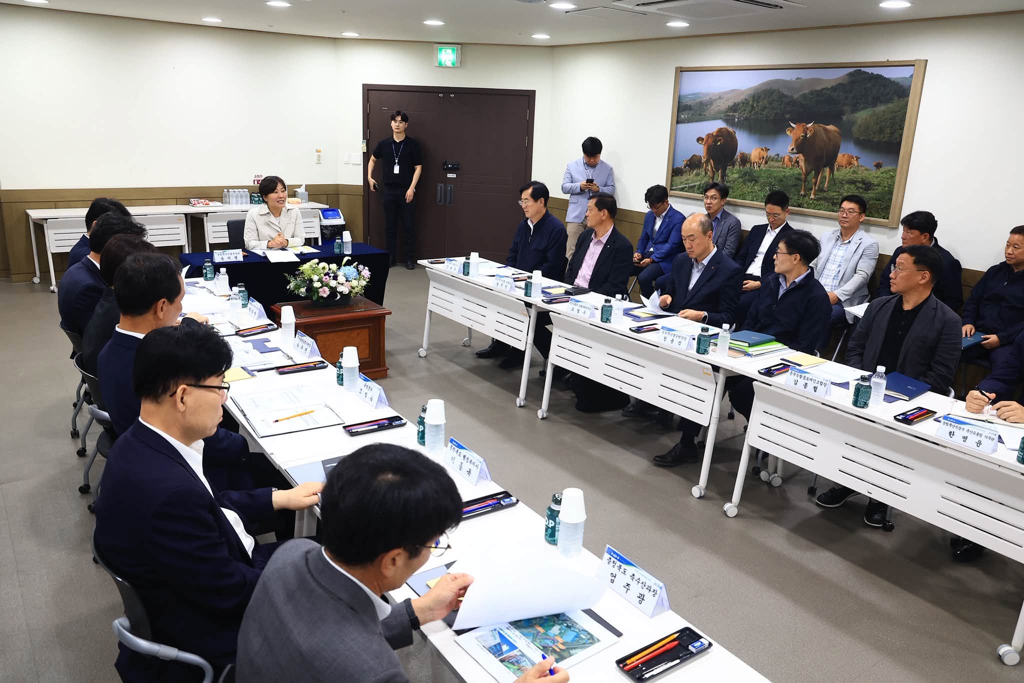 송미령 장관, 추석 축산물 수급상황 점검