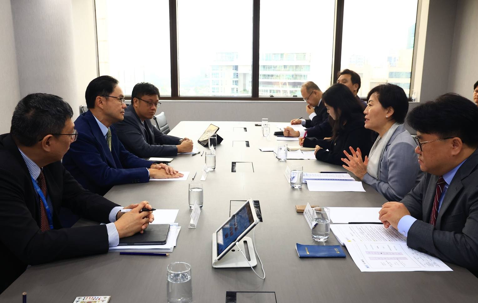 송미령 장관,싱가포르 지속가능환경부 장관 및 식품정장 면담