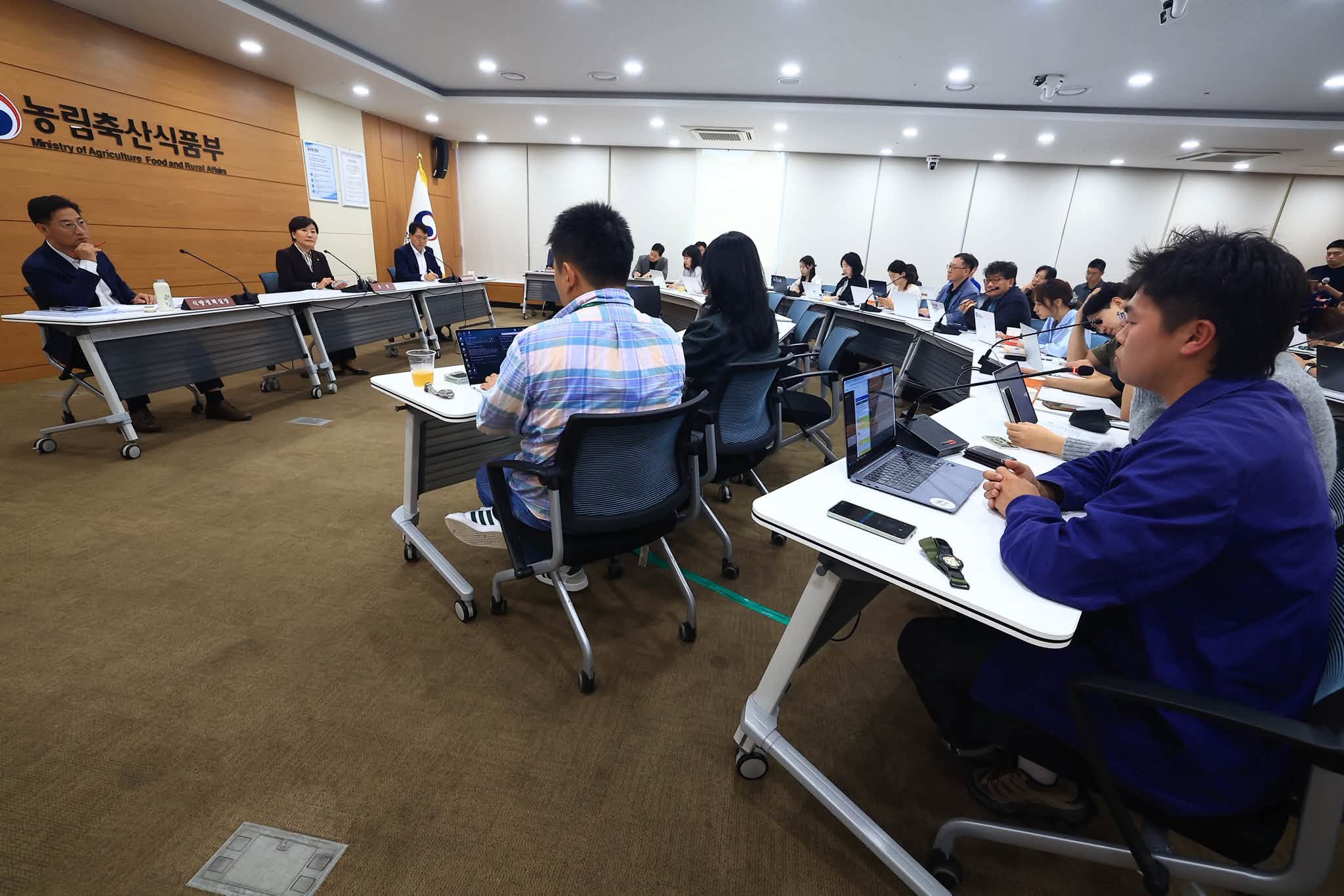 송미령 장관, 출입기자단 간담회