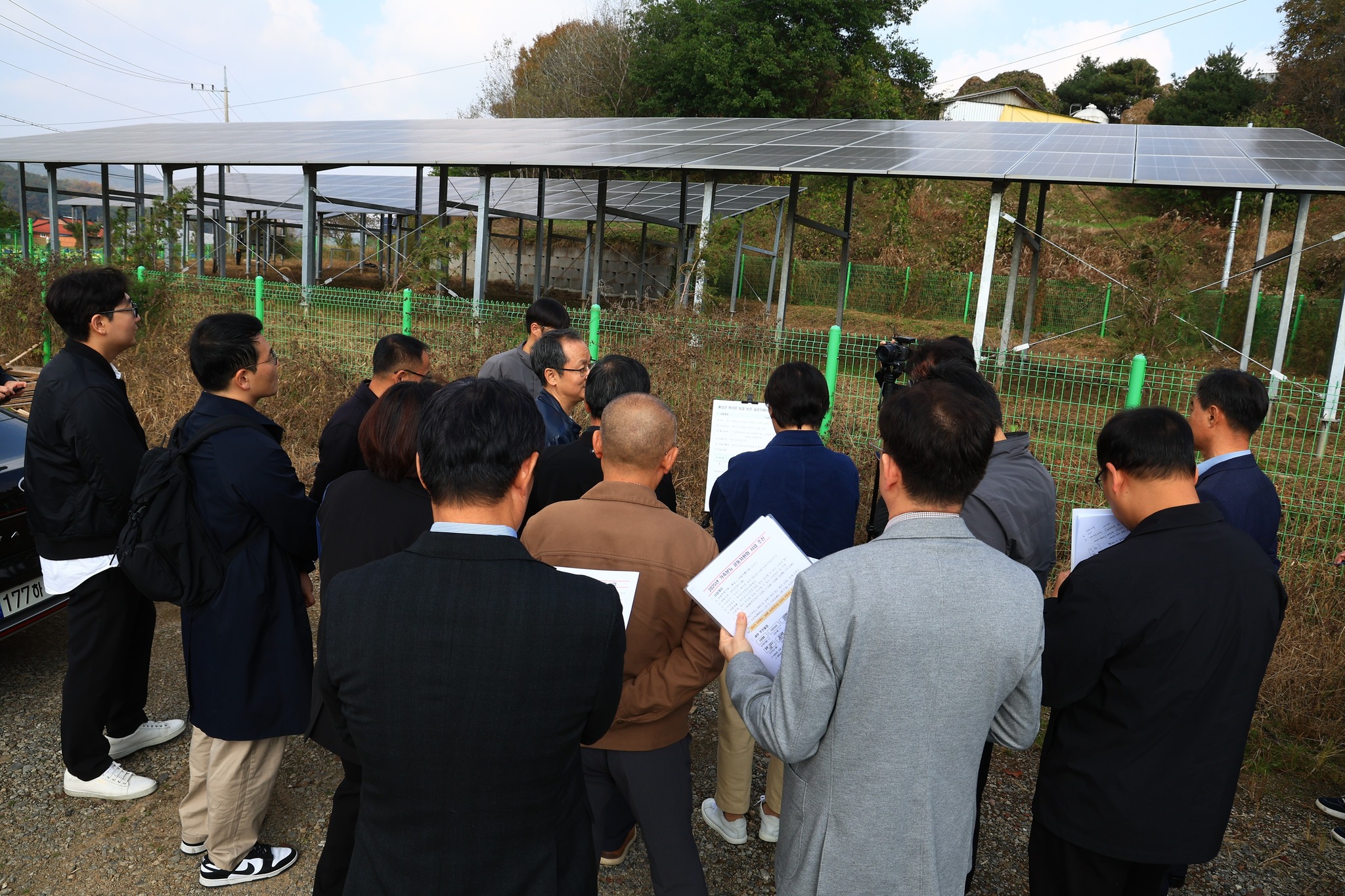 송미령 장관, 축산분야 RE100 실천마을 현장방문