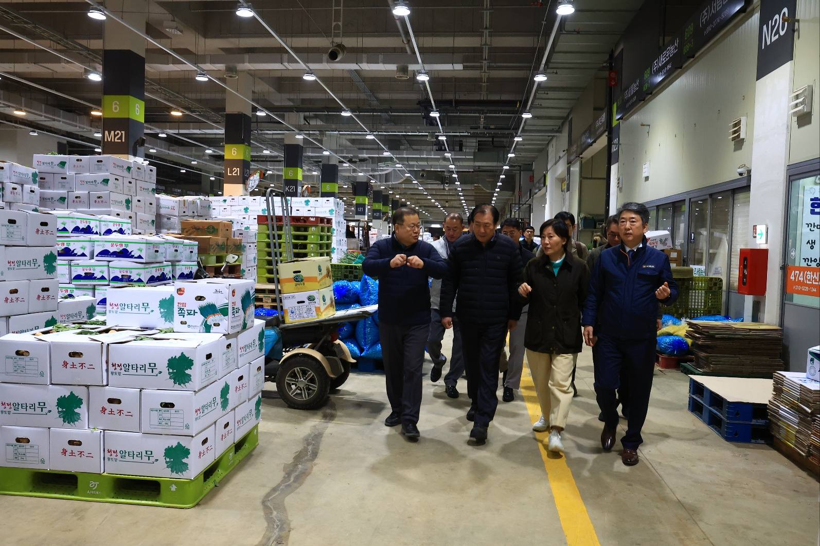 송미령 장관, 김장채소 수급상황 점검