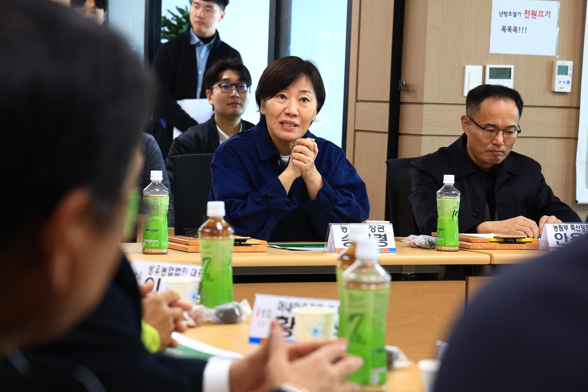 송미령 장관, 축산분야 RE100 실천마을 현장방문