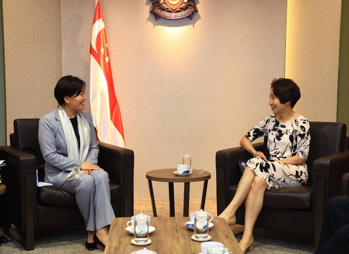 송미령 장관,싱가포르 지속가능환경부 장관 및 식품정장 면담