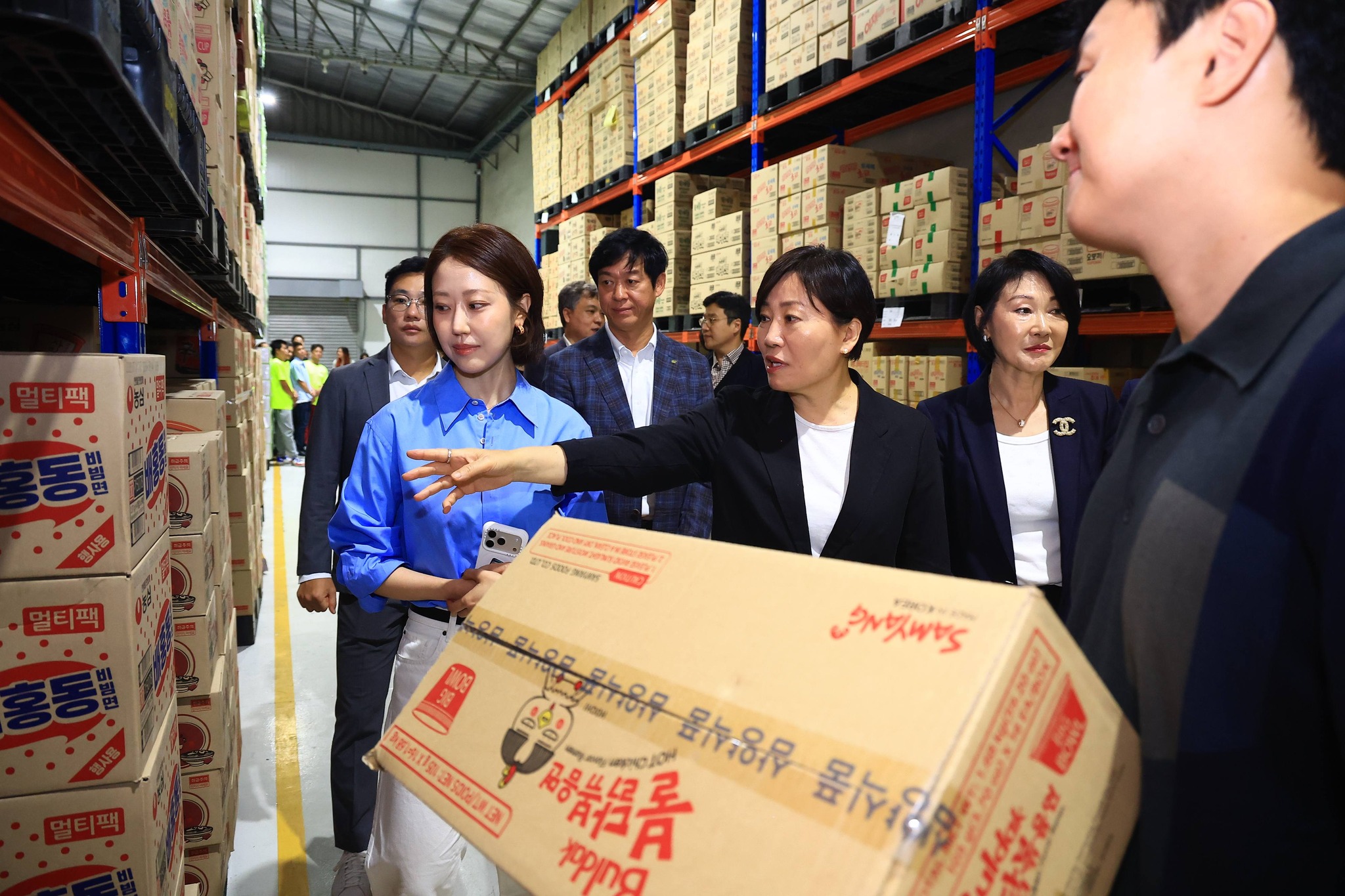 송미령 장관, 필리핀 K-푸드+ 수출 현장 방문