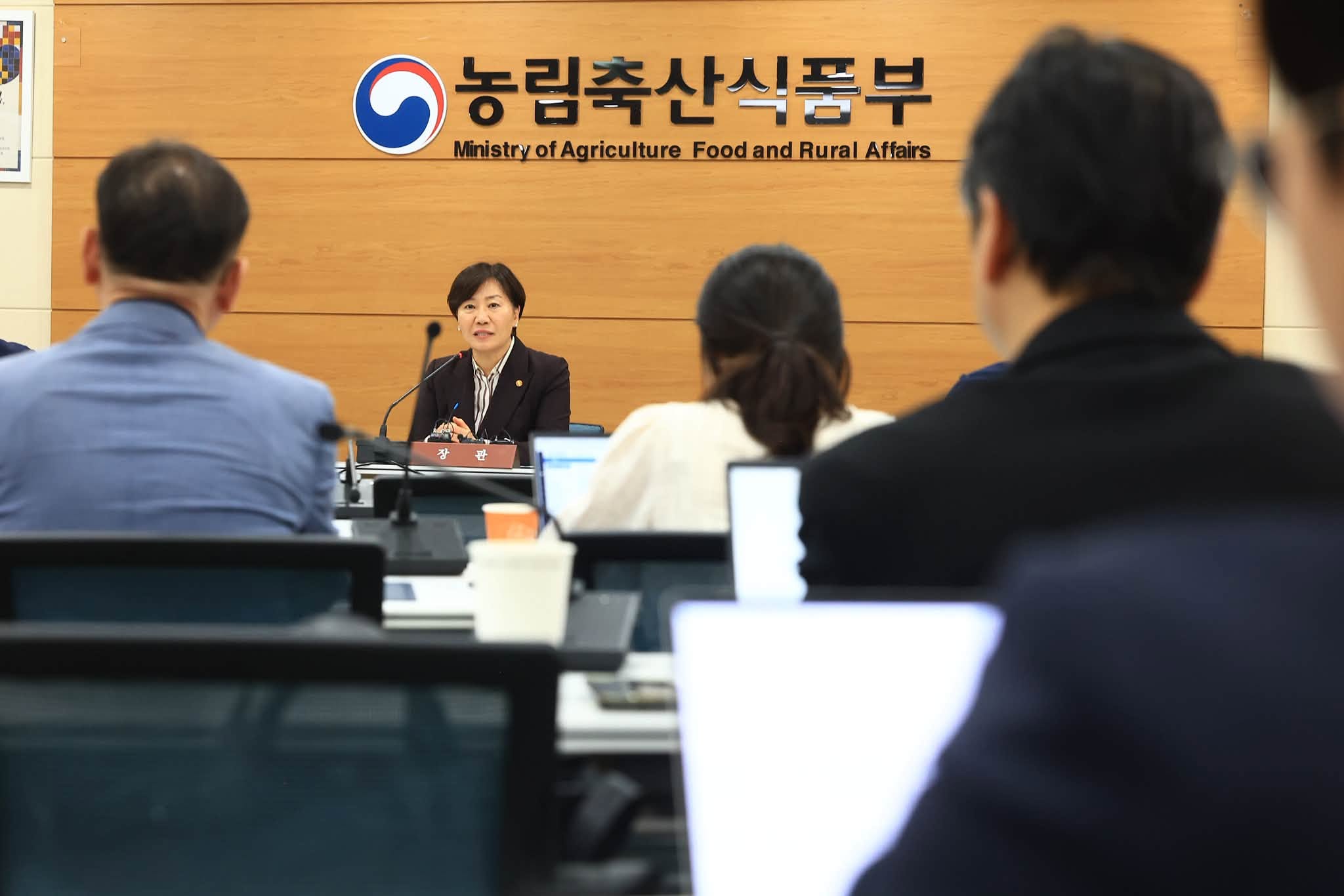 송미령 장관, 출입기자단 간담회