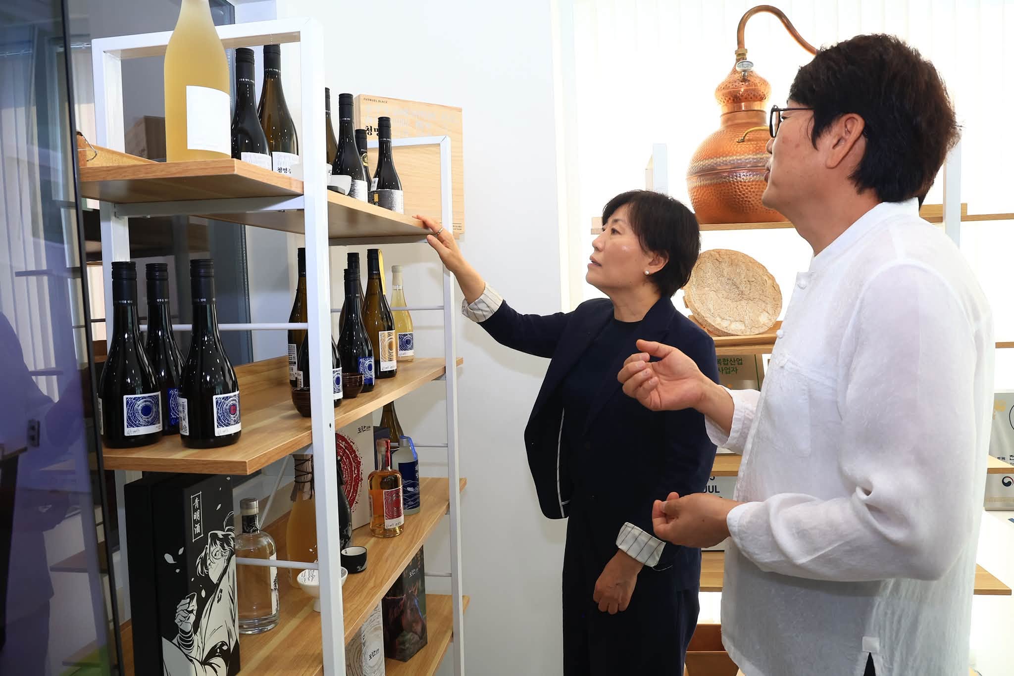 송미령 장관, 농촌창업 선도기업 방문