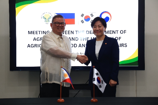 한-싱가포르, 한-필리핀 농업 협력 MOU